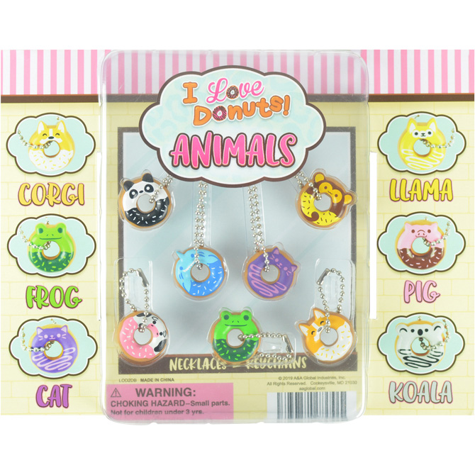 I Love Donuts! (Animal Series) Blister Display
