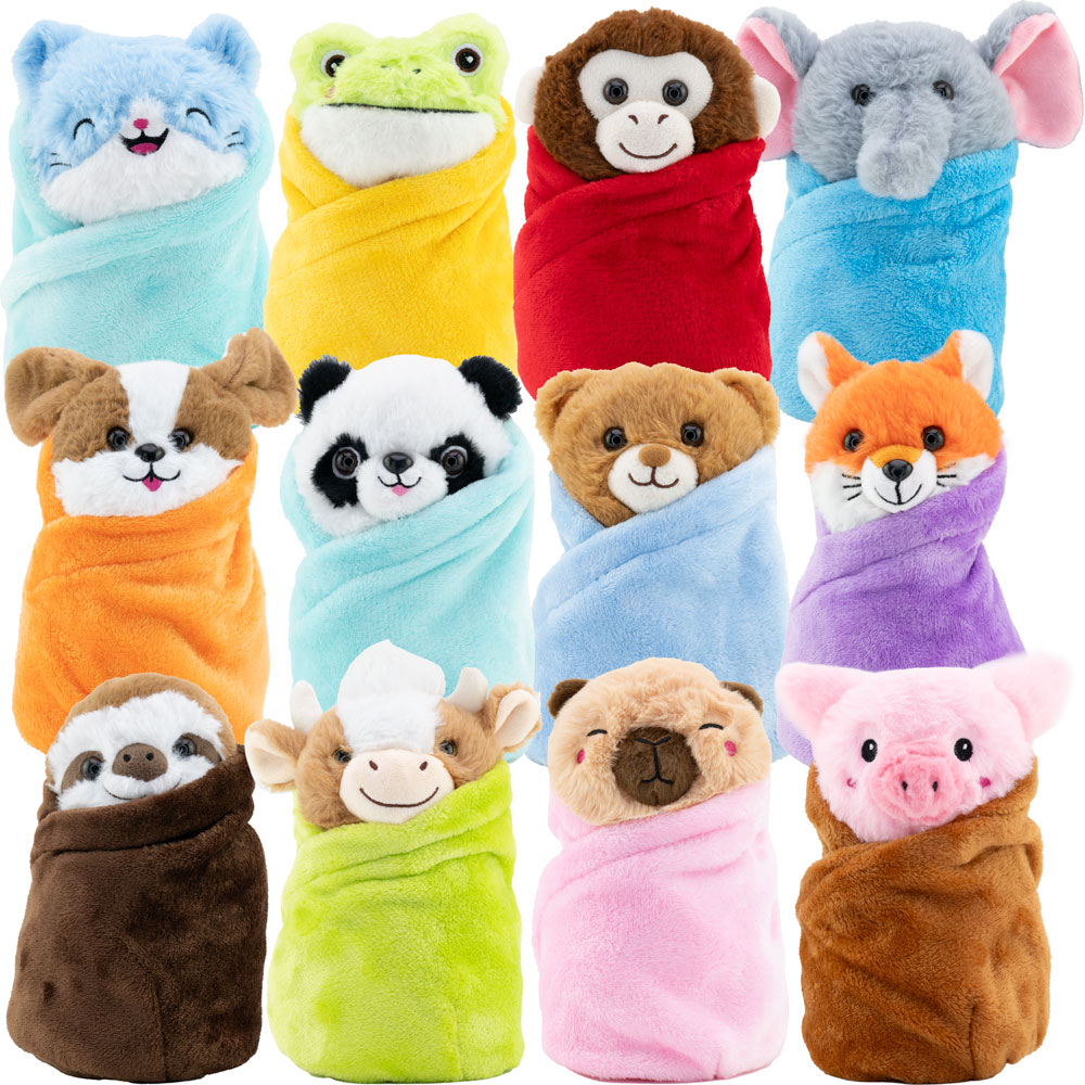Small Blanket Buds 7.5in Asst (12pcs)
