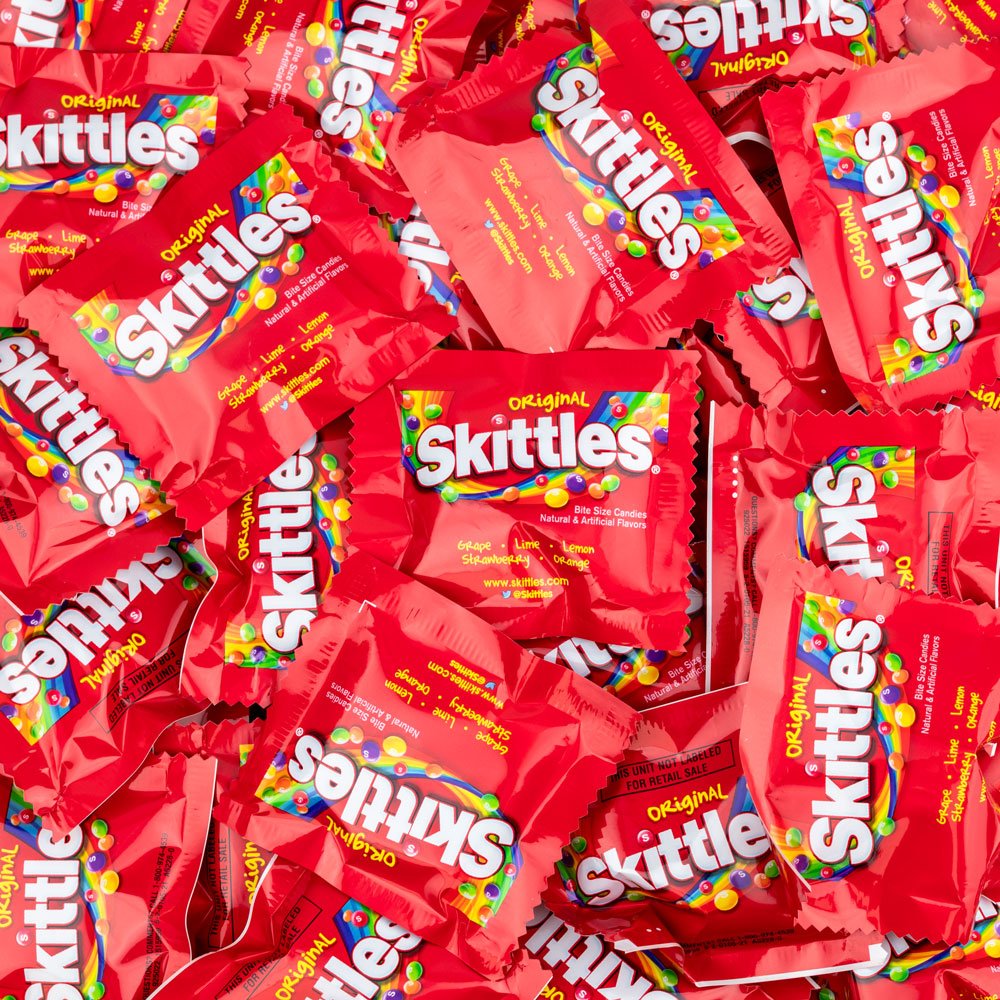 Skittles® Fun-Sized Packs - Case (650pcs)