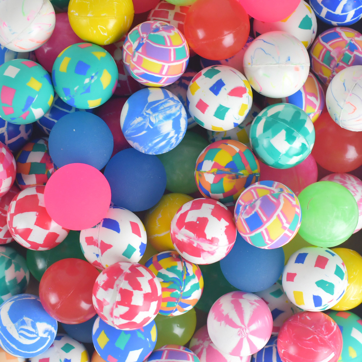32mm (1.25in) Mixed Hi-Bounce Balls (100 pcs)