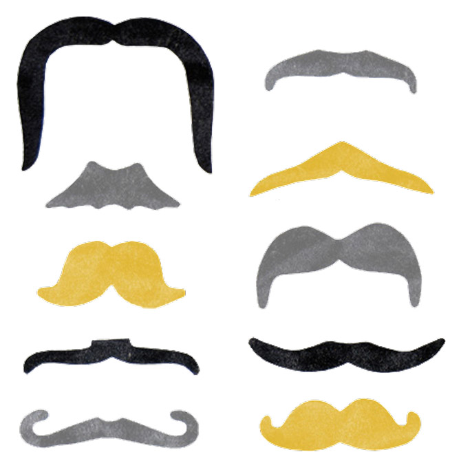 Moustache Mix in 2in Capsules (250pcs)