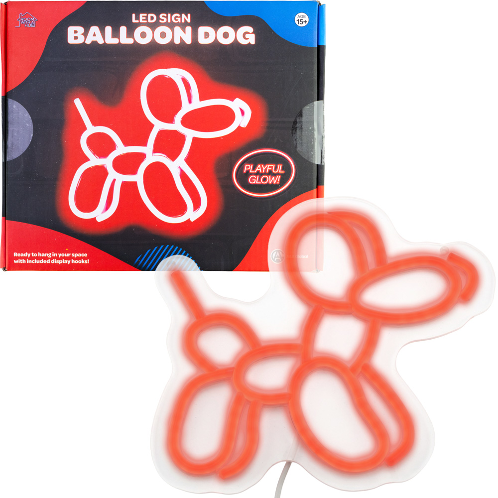 LED Balloon Dog 9in