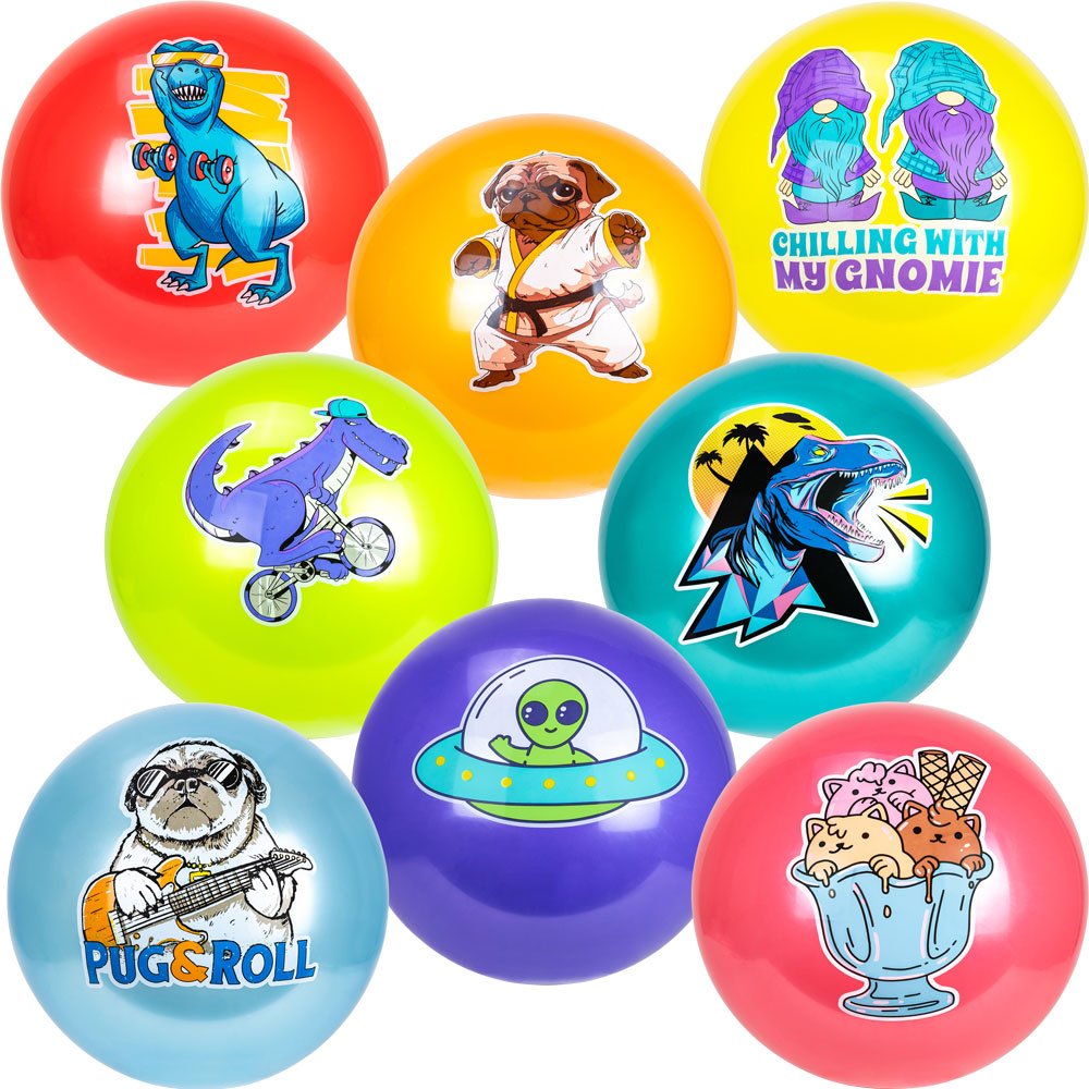 18in Inflatable Vinyl Ball Collection Mix #3 (48pcs)
