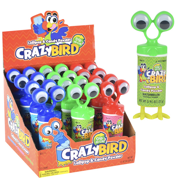Crazy Bird Dip-N-Lik® Display Box (12pcs)