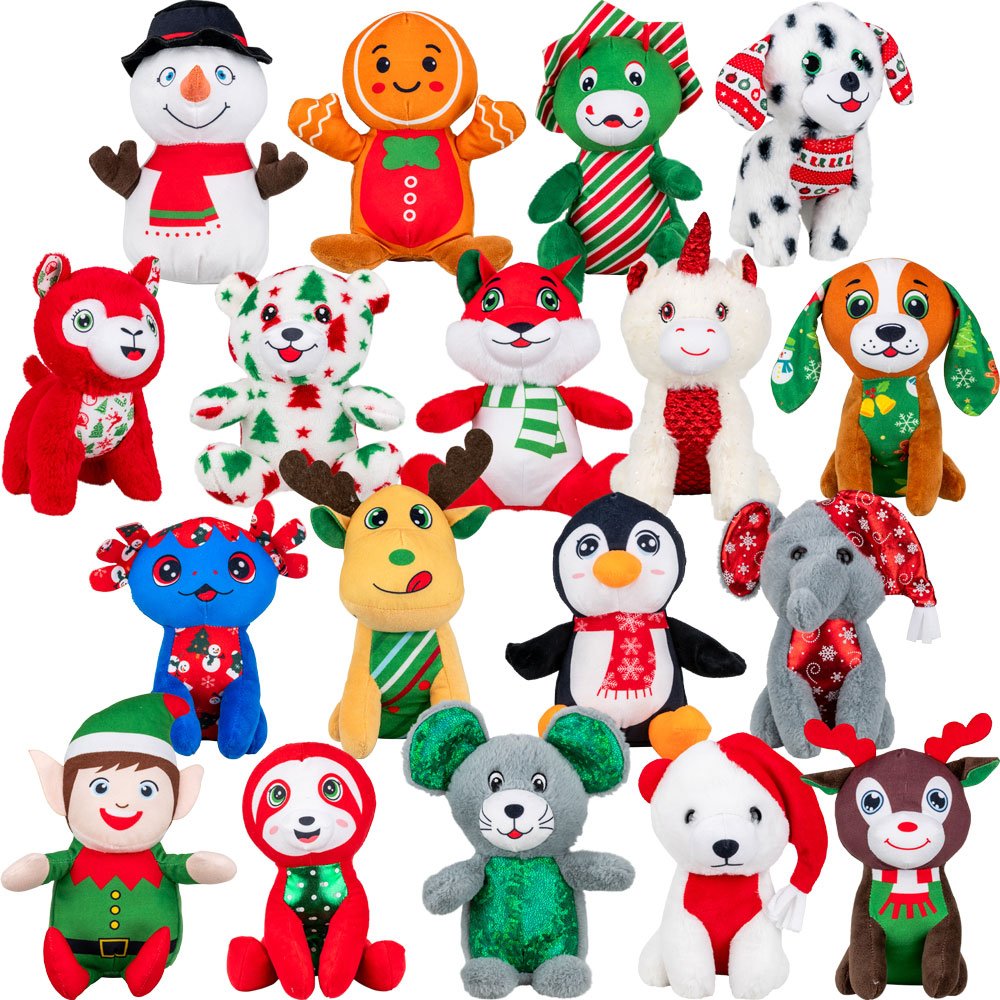 Small Generic 8in-9in Christmas Plush Kit (108pcs)