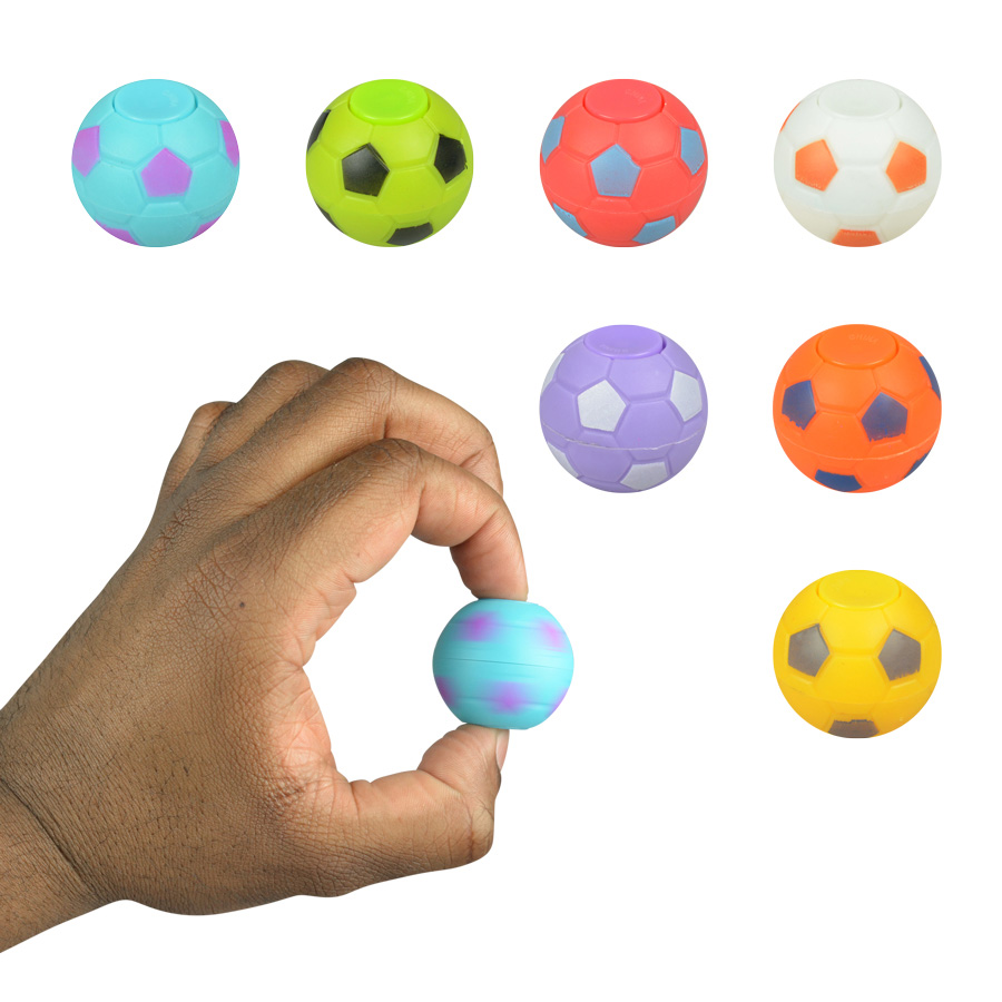 Soccer 1.1in Spinner Balls Asst (100pcs)