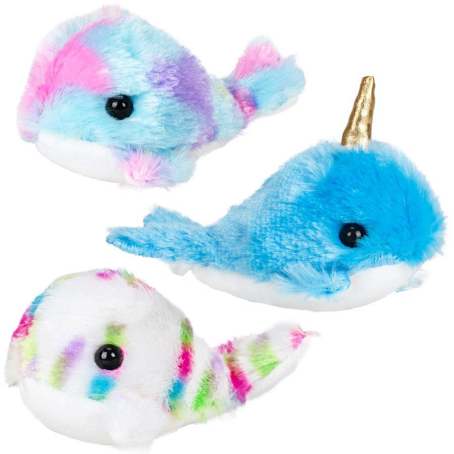 Whale Plush 4in Asst (12pcs)