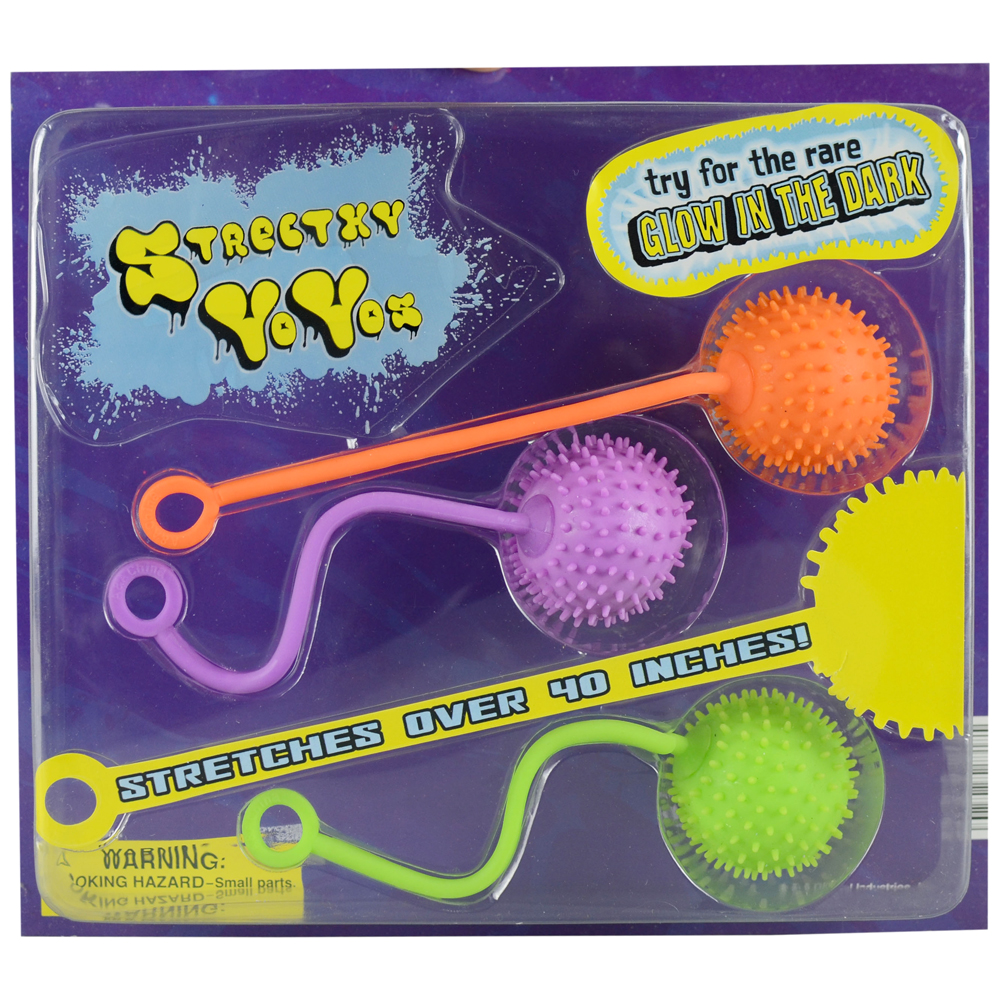 Stretchy Yo-Yo Balls Blister Display