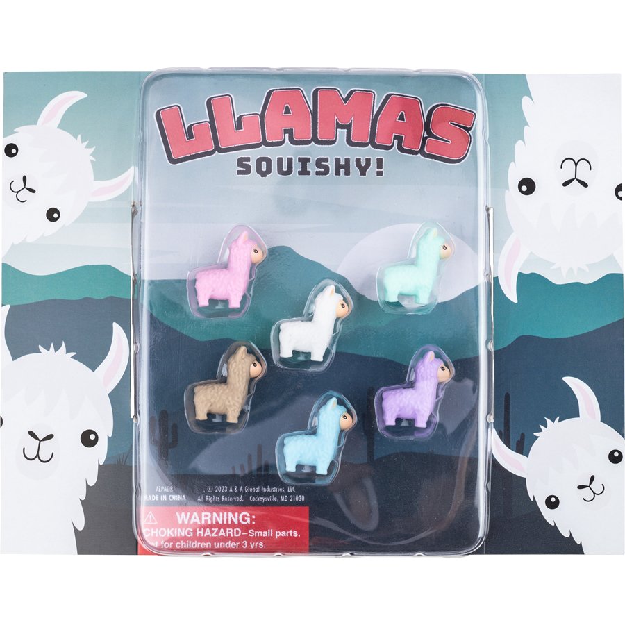 Alpaca Squishes Toys Blister Display