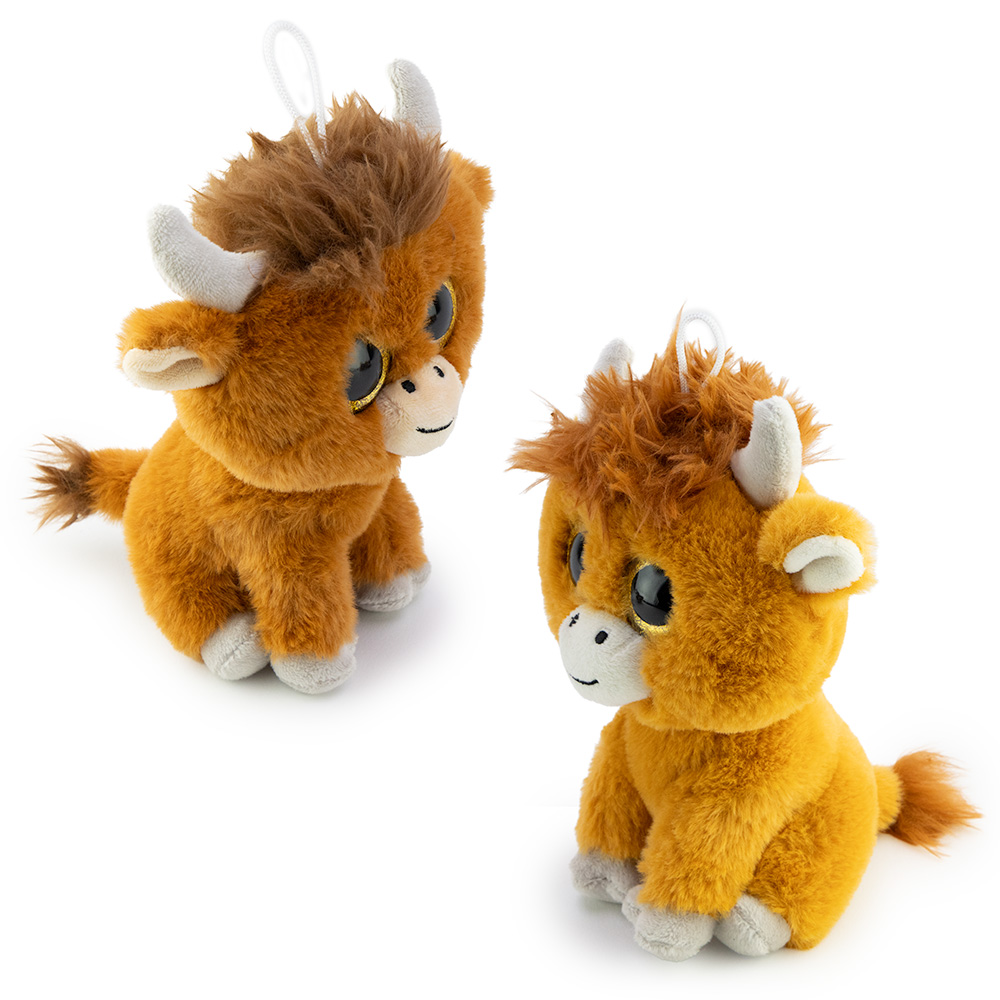 Highland Cow Plush 10in Asst