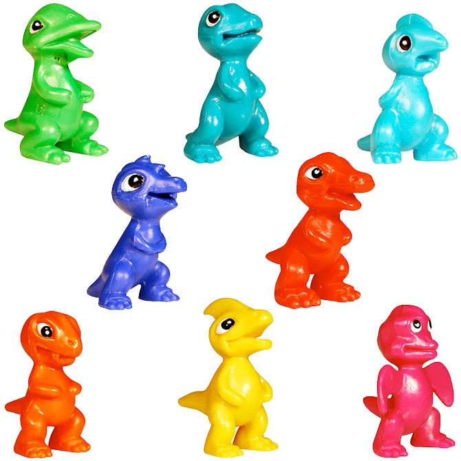 Microsaurs Figurines in 1.1in Capsules (250pcs)