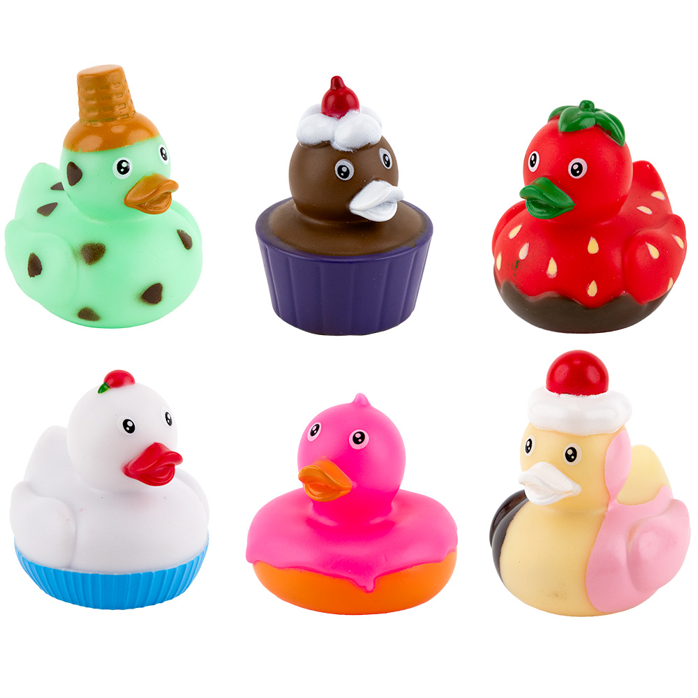Rubber Dessert Series Ducks - 2in (50pcs)