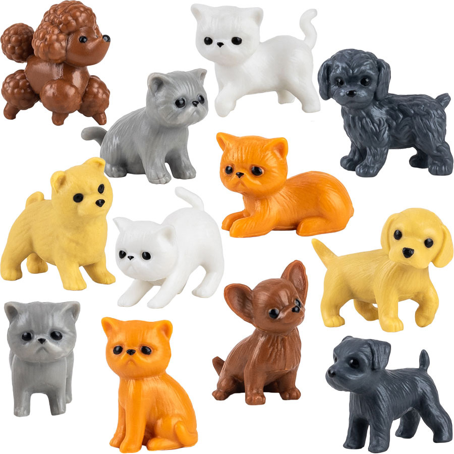 Pocket Paws Figures in 1.1 in Capsules (250pcs)