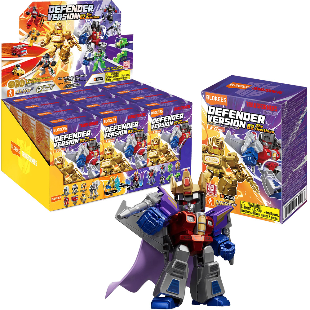 Transformers™ Defender V2 The Overthrow Blind Box (12pcs)