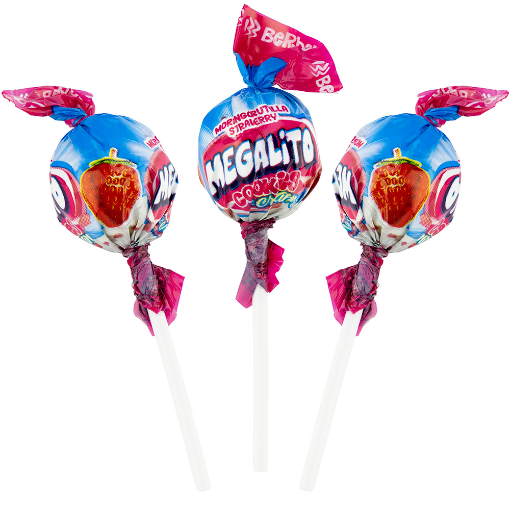 Megalito Cookies & Cream Strawberry Lollipops (700pcs)