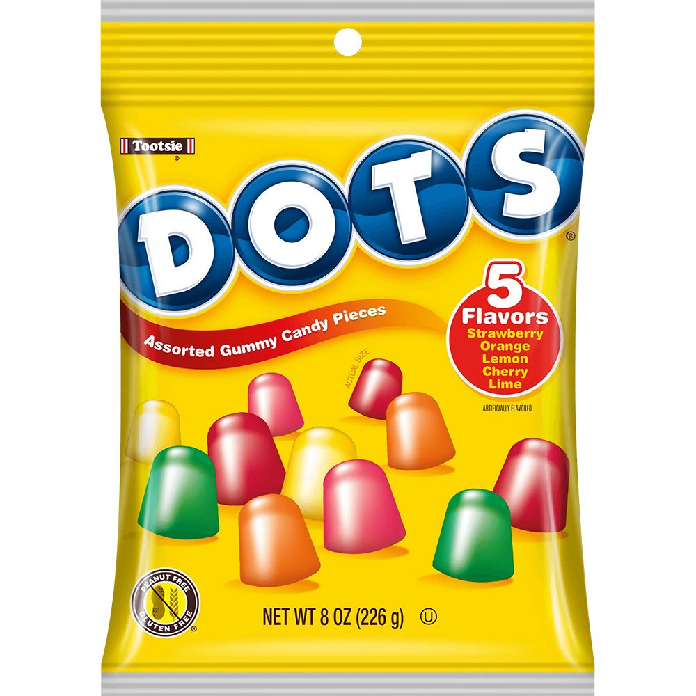 Dots® Assorted Flavor Gummy Candy (8ct)