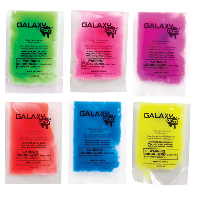 Galaxy Goo Packets in 2in Capsules (250pcs)