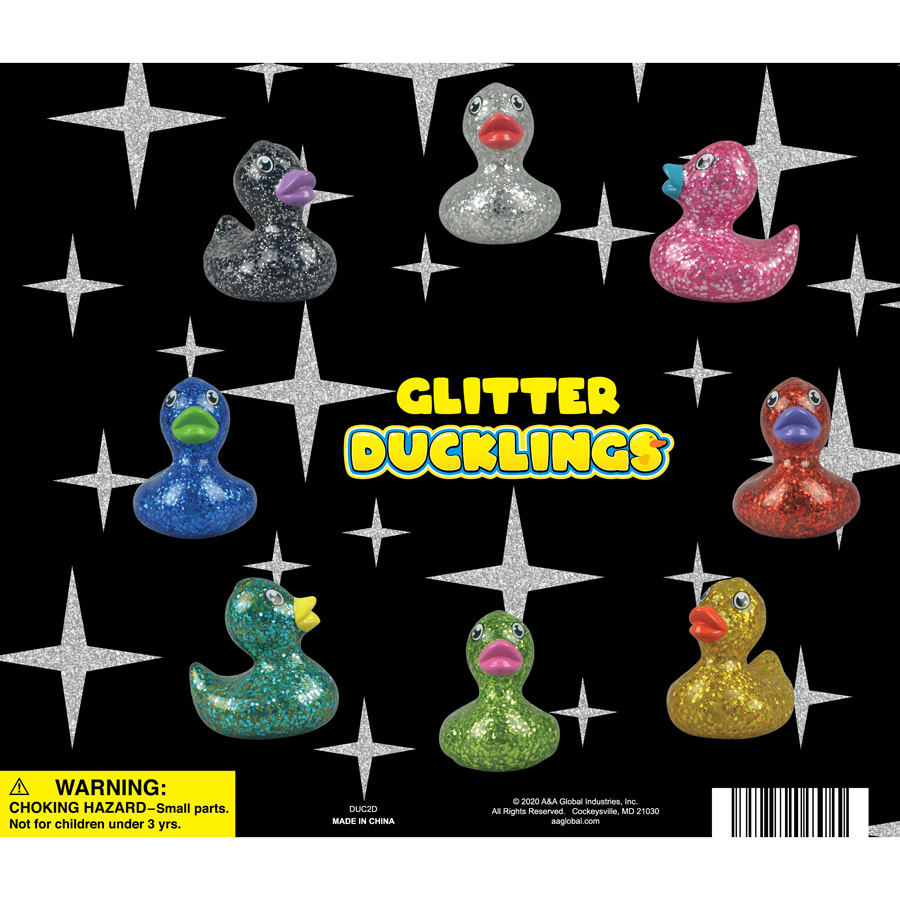 Glitter Ducklings Display Card