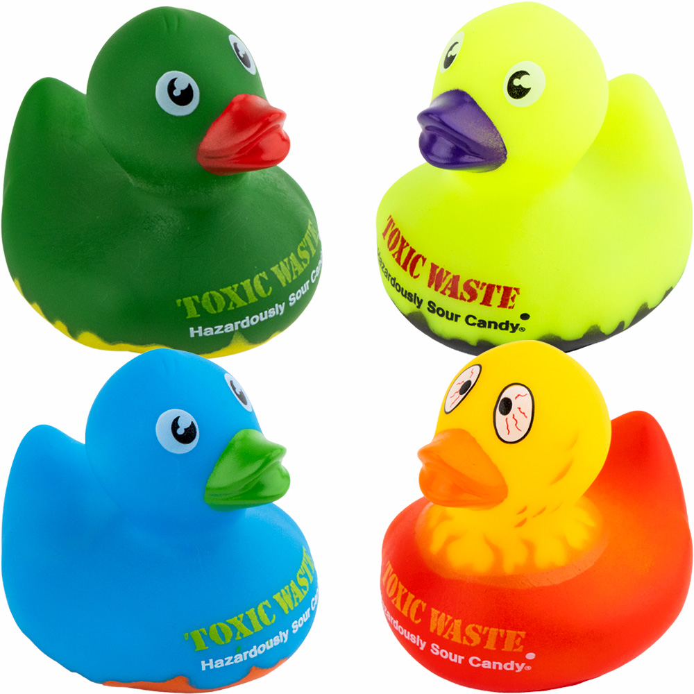 Toxic Waste® 2in Rubber Duck Asst (50pcs)