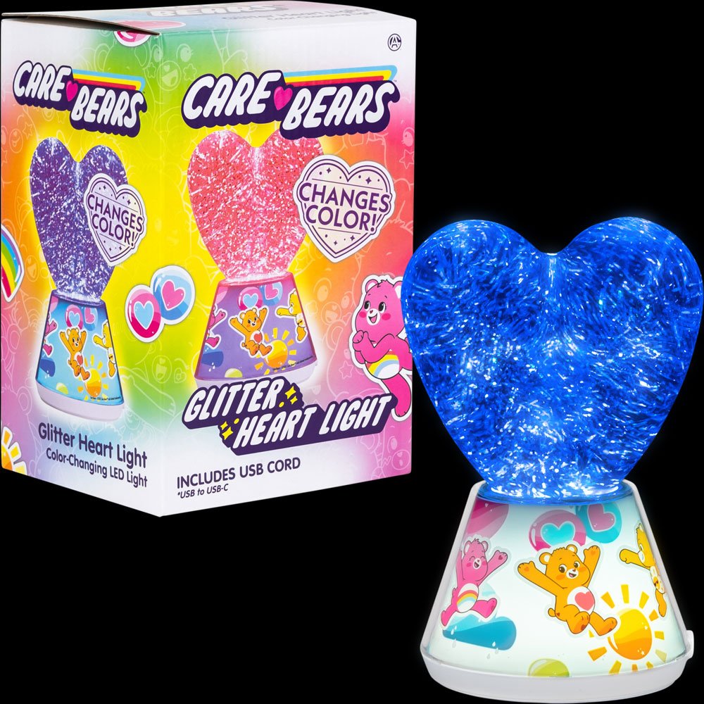 Care Bears™ Glitter Heart Lamp
