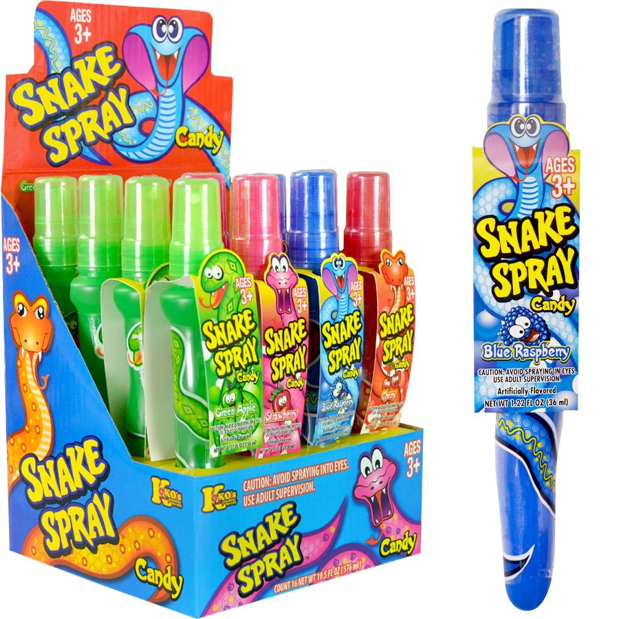 Snake Spray Candy Display Box (16pcs)