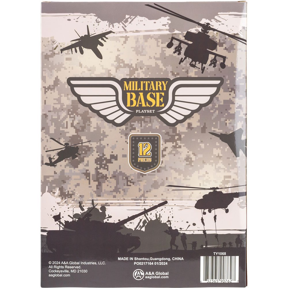 Military Base Playset 12pc