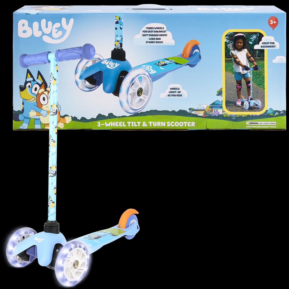 Bluey 3 Wheel Tilt-Turn Scooter 20in