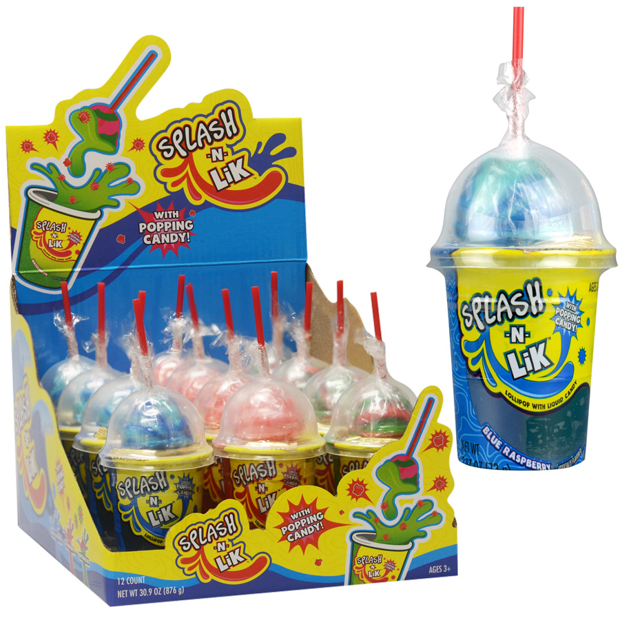 Splash-N-Lik® with Popping Candy Display Box (12pcs)