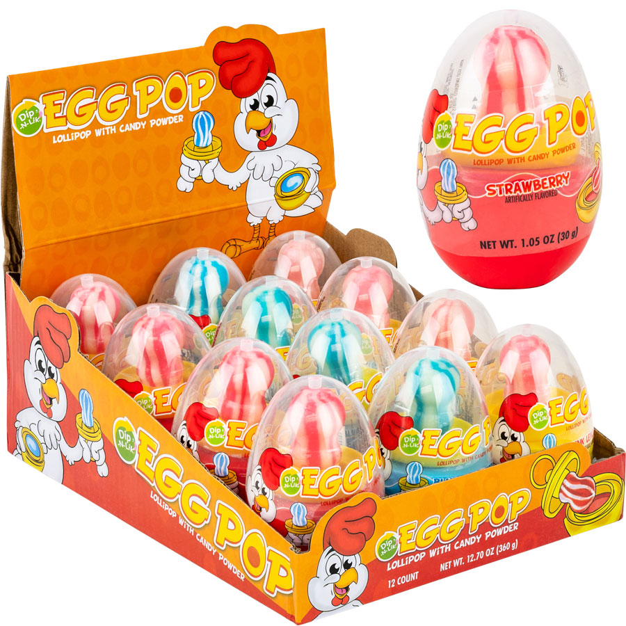 Egg Pop Dip-n-lik (12ct display)