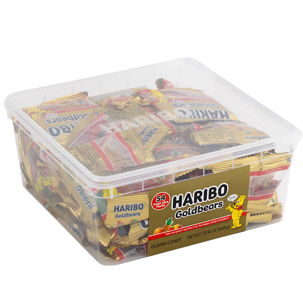 Haribo® Gold Bears Tub (.4oz gummies) (54pcs)