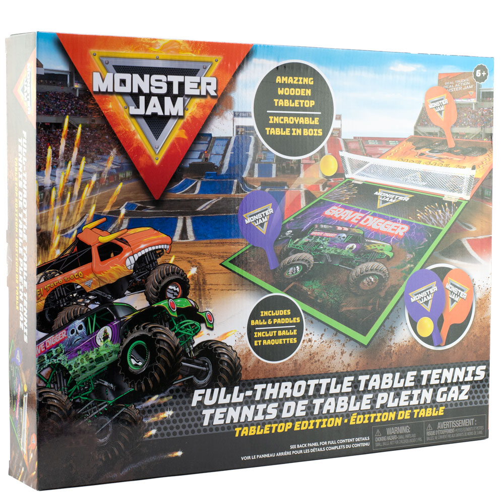 Monster Jam Tabletop Tennis Game
