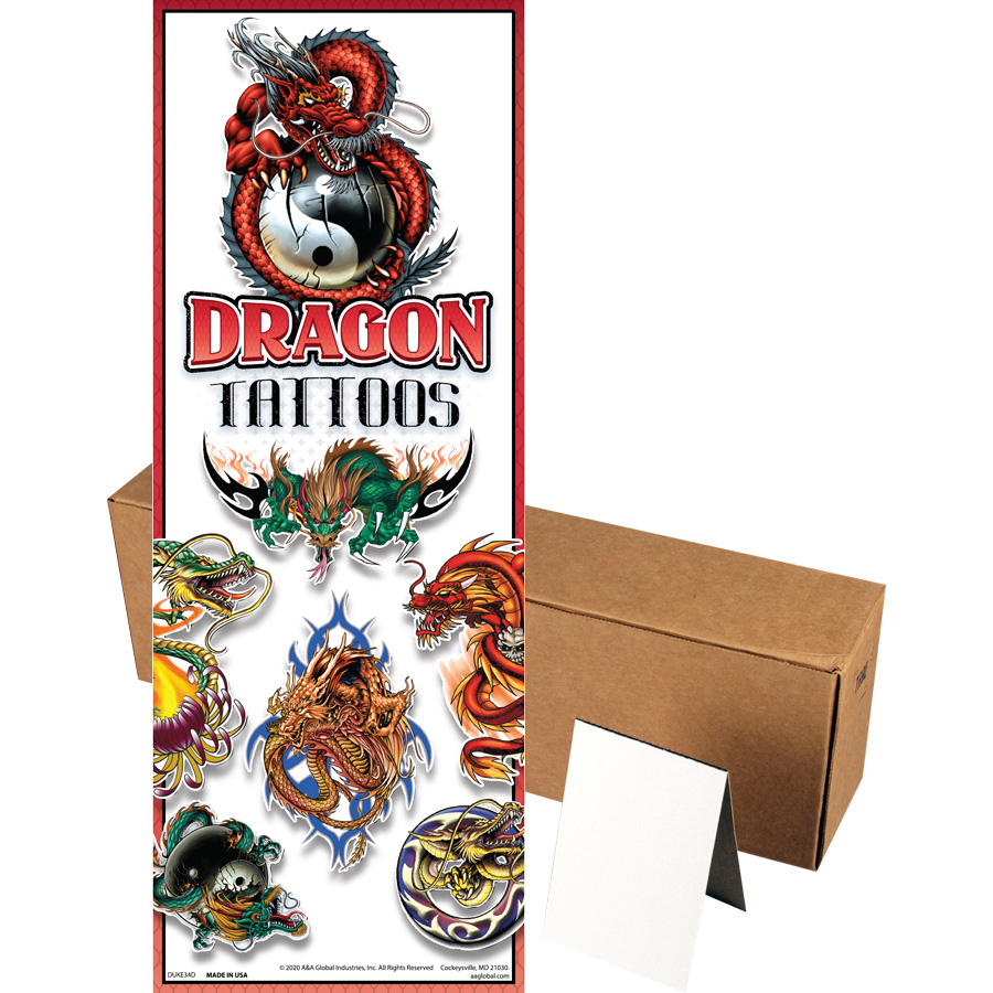 Dragon Tattoos In Folders (300pcs)