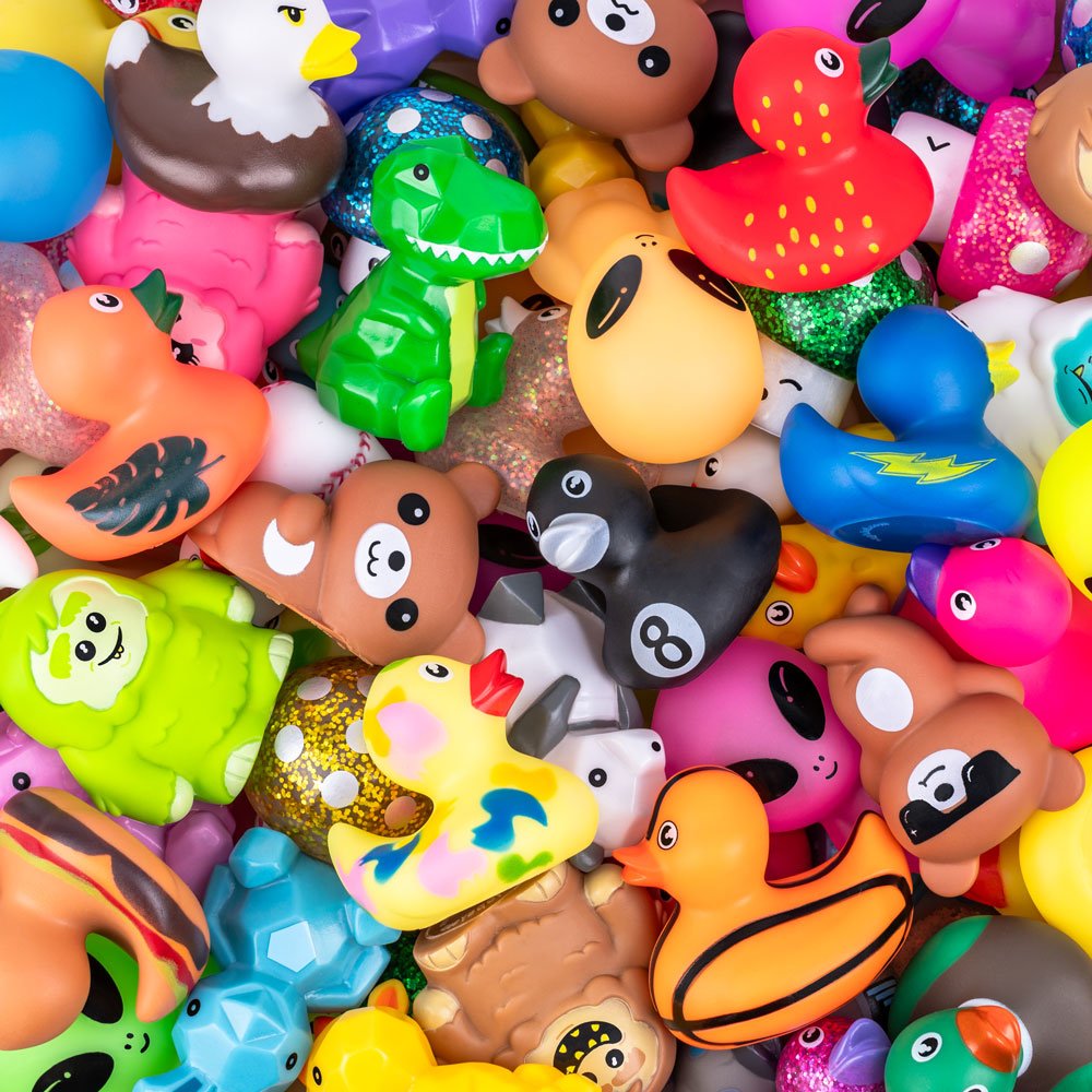 Rubber 50% Animal and 50% Duck Mix (500pcs)