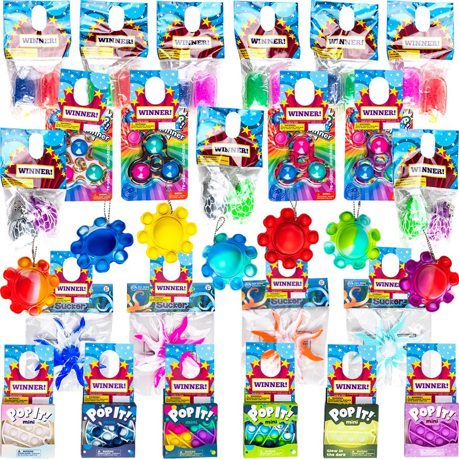 Hanging Fidget and Popper Kit - $1.85avg (36pcs)