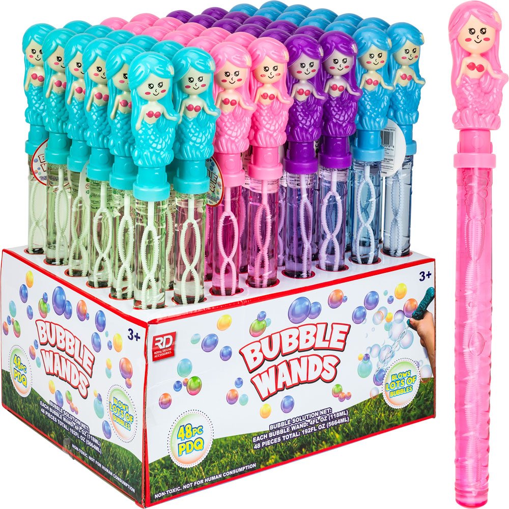 Mermaid  Bubble Wand 15in (48pcs)