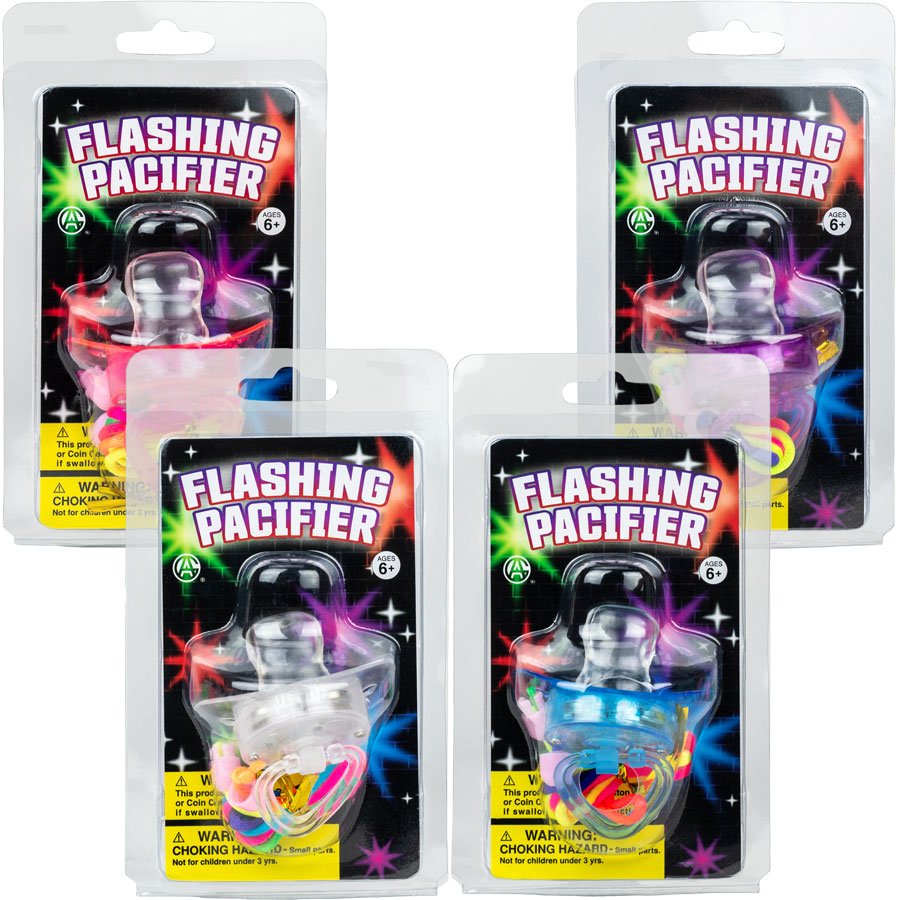 Flashing Pacifier (12pcs)