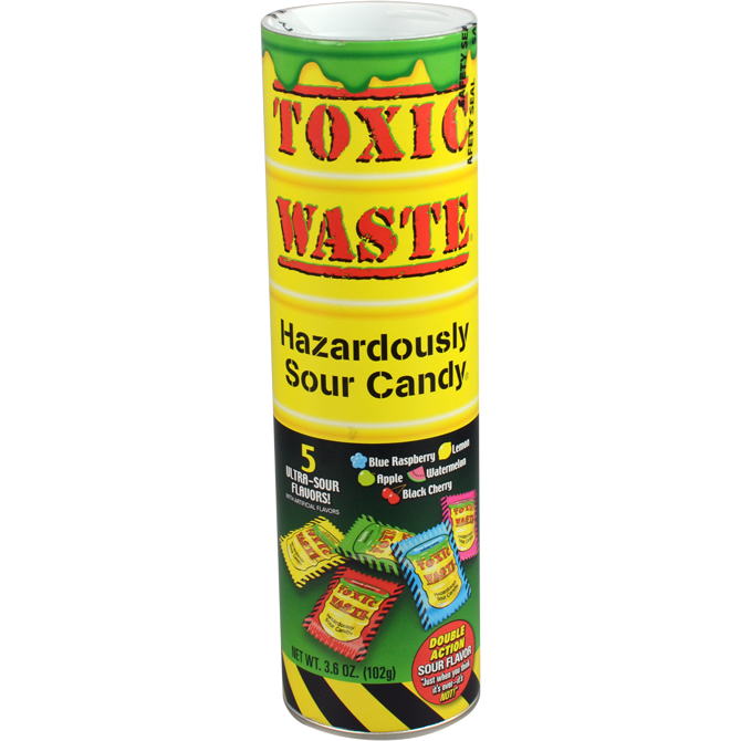 Toxic Waste® Candy in 9in Tube