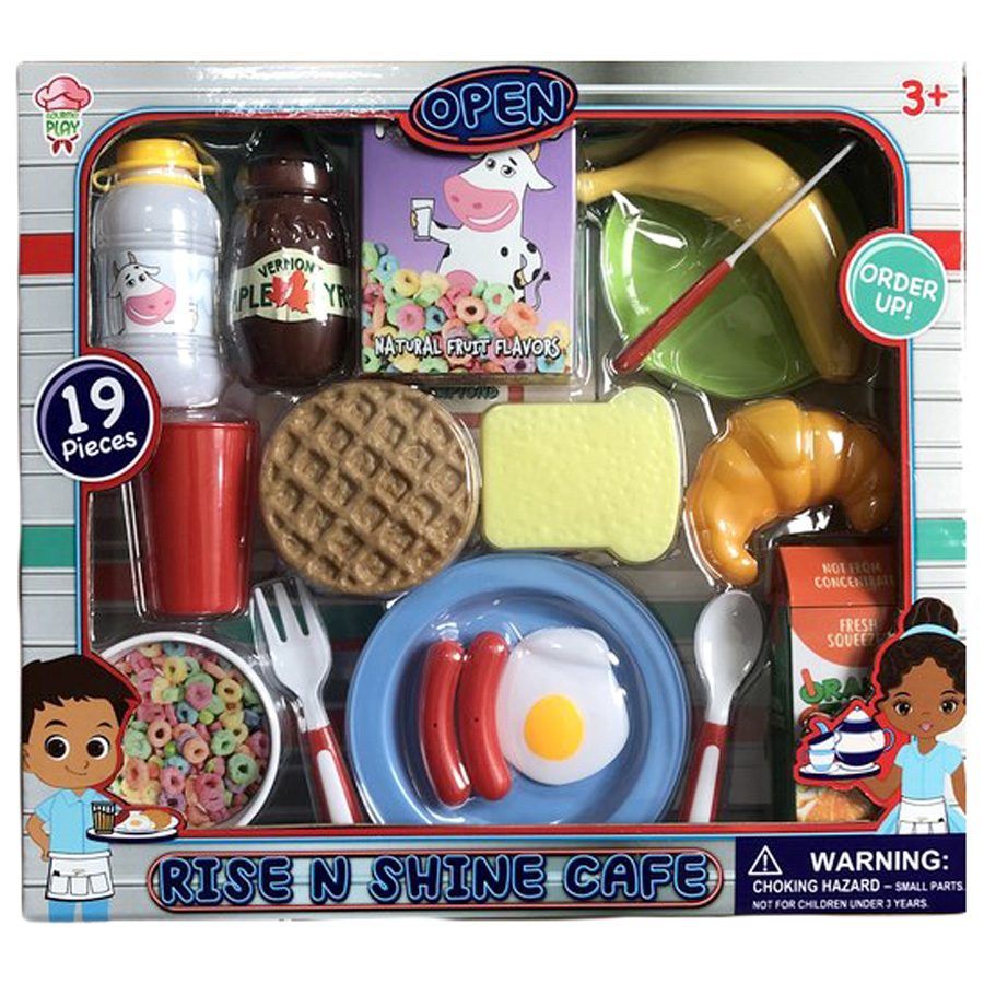 Breakfast Food Playset 19 pcs