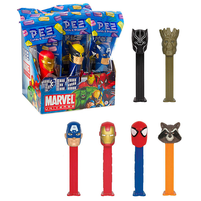 PEZ® Marvel® Dispensers Display Box (12ct)