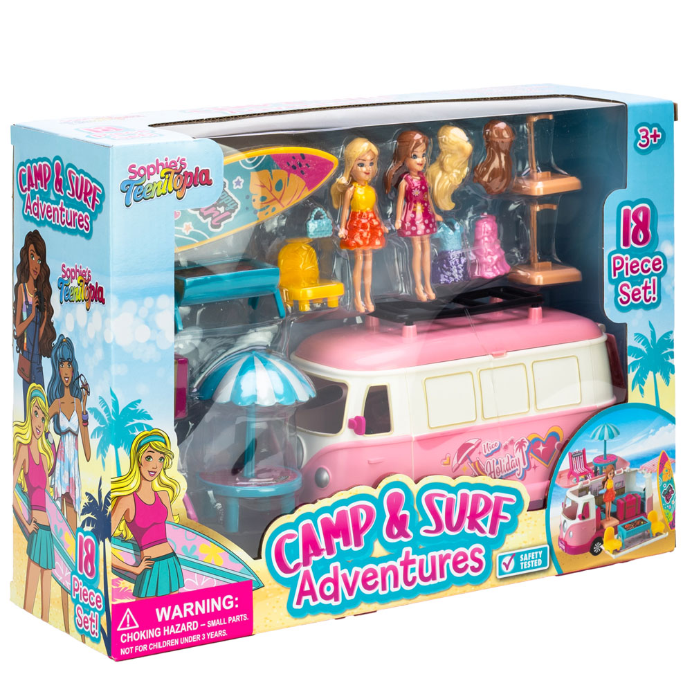 Camp & Surf Adventures Playset 18pc