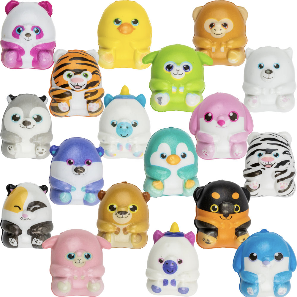 Squishy Animals in 2in Cap (250pcs)