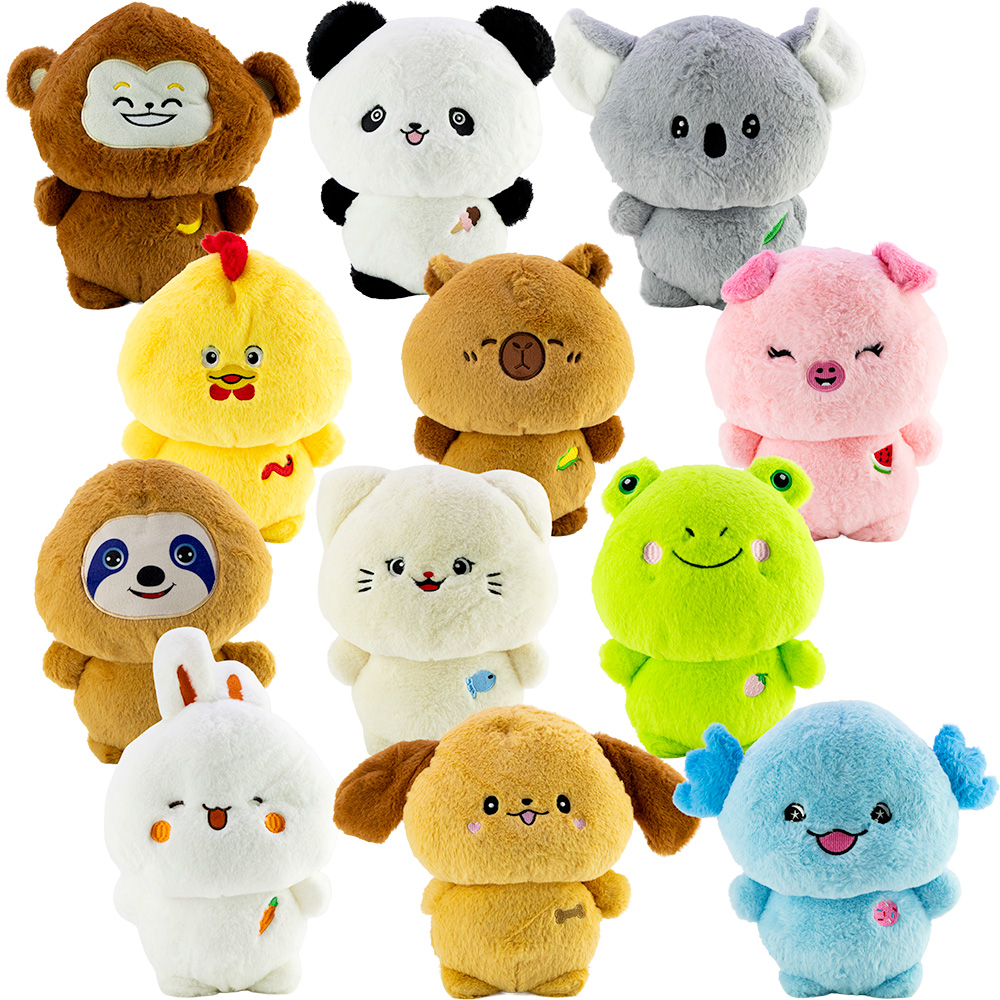 Jumbo Snuggleez Plush 11in Asst (36pcs)
