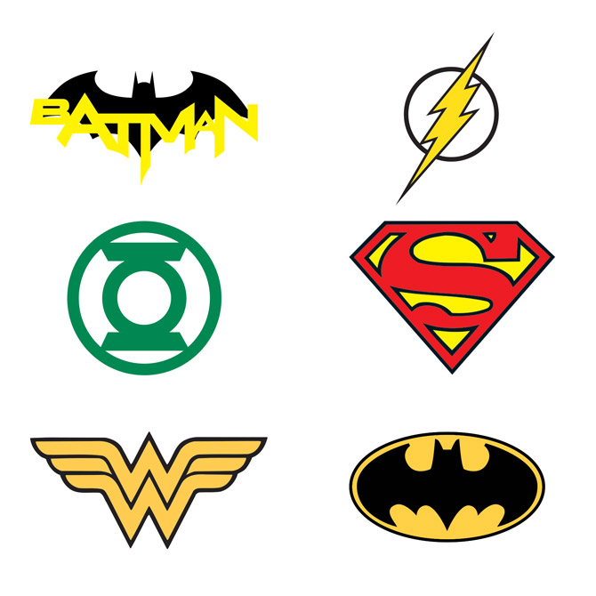 DC Comics™ Logo Tattoos in Bulk Bag (1200pcs)