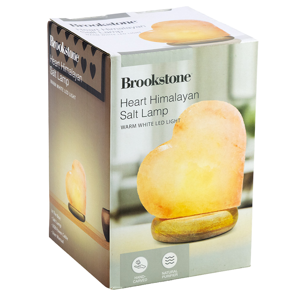 Brookstone Heart Himalayan Salt Lamp