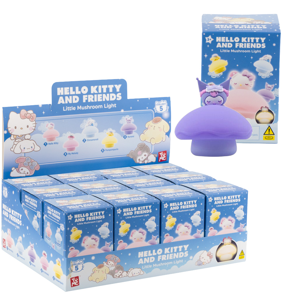 Hello Kitty and Friends Night Light Mushroom Harvest Series Blind Box (12pcs)