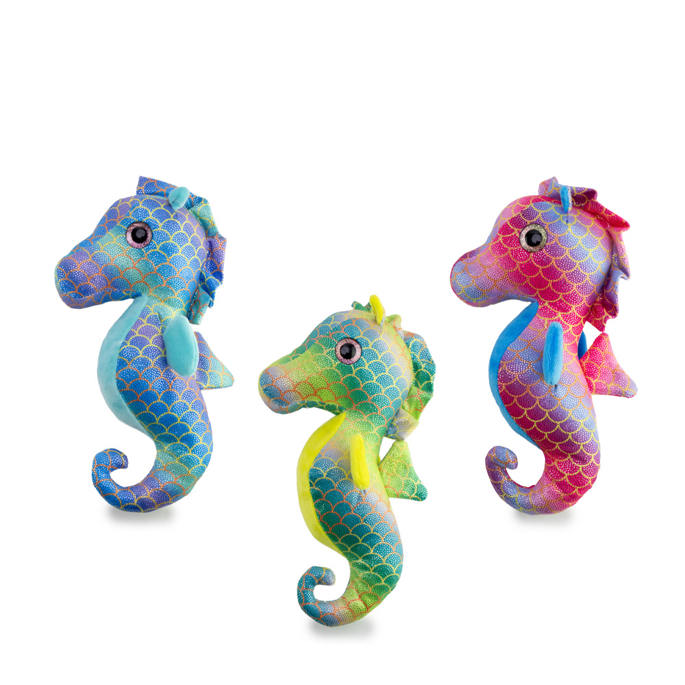 Seahorse Plush 8in Asst