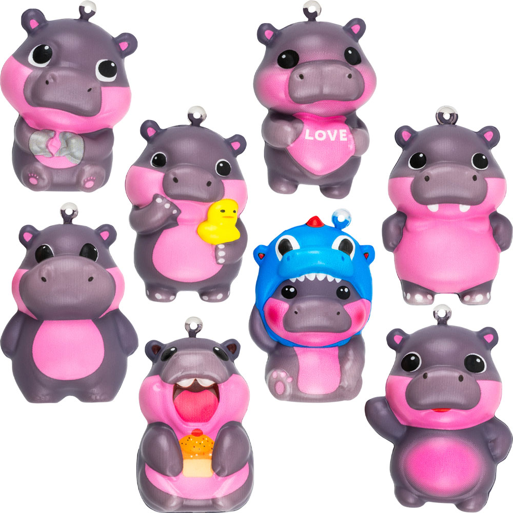 Squishy Hippos in 2in Capsule (250pcs)