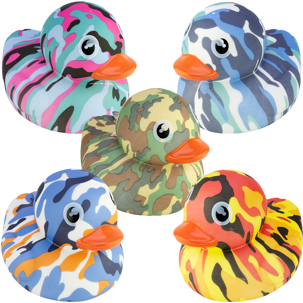 Camouflage Color Ducks 6in (10pcs)