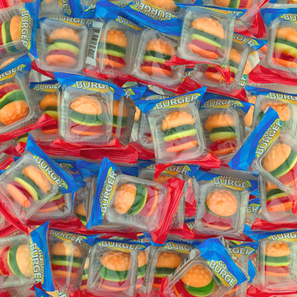 Gummy Burgers Bulk Bag (100pcs)