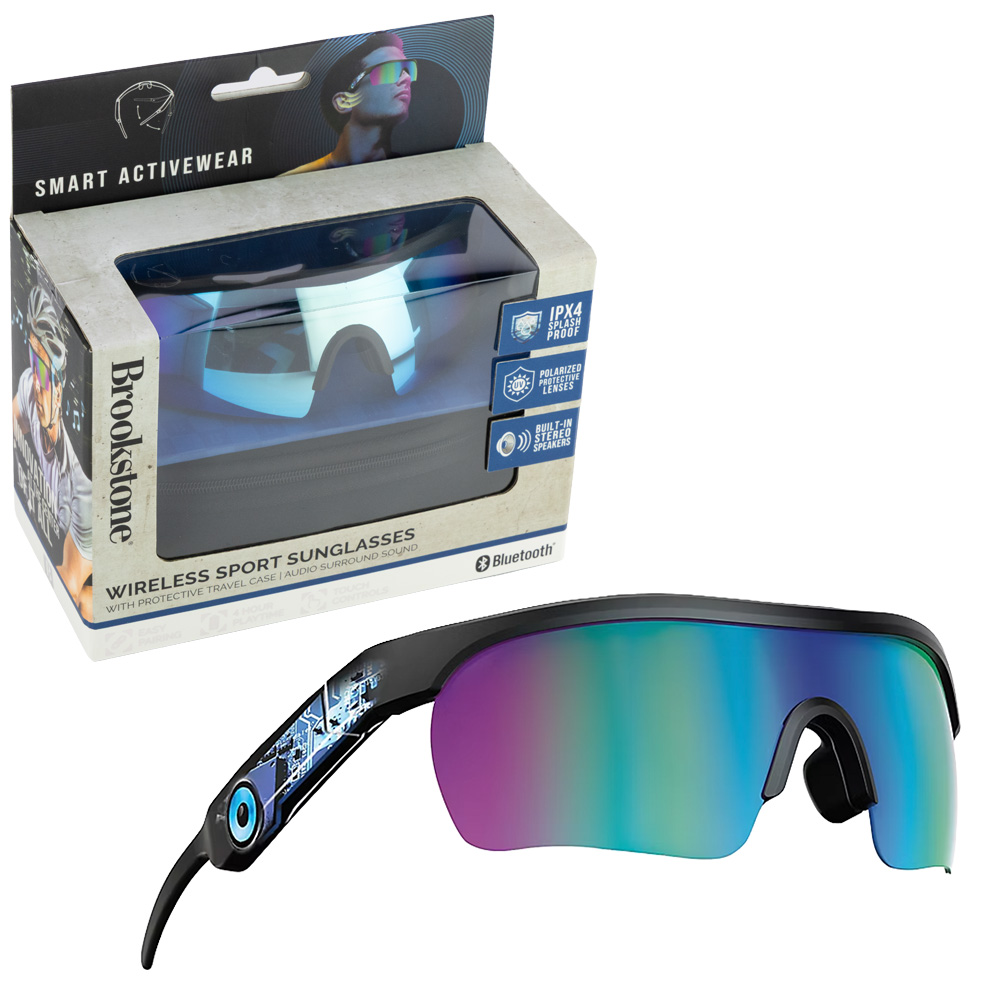 Brookstone Wireless Sport Sunglasses